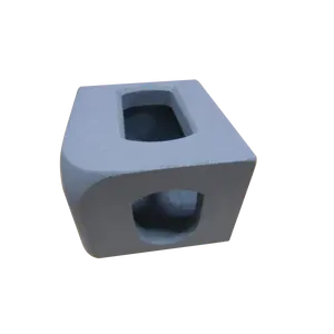 Piezas de acero al carbono OEM, piezas de esquina cuadrada ISO para contenedor