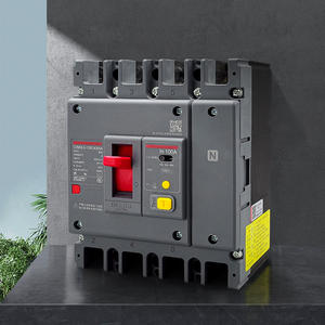 Disjoncteurs moulés Delixi 3P et 4P, disjoncteur aérien avec protection contre les fuites pour systèmes triphasés à quatre fils 380V - Product Image 1