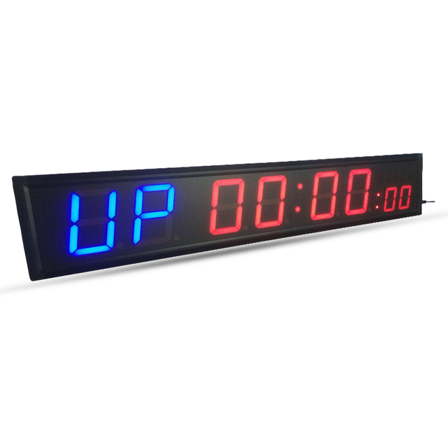 Sports Gym LED Countdown Display Clock Interval Timer Mini Digital Wall Timer with Remote Electronic Theory