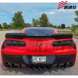 Diffuseur arrière en fibre de carbone véritable de style KSUI haute performance pour <span class=keywords><strong>Chevrolet</strong></span> <span class=keywords><strong>Corvette</strong></span> C7, tuning de carrosserie arrière - Product Image 6