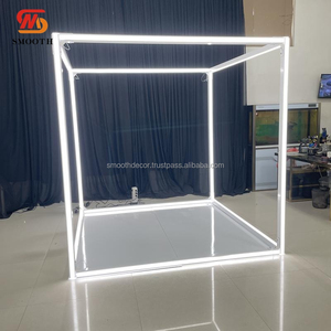 ซัพพลายเออร์บูธถ่ายรูปโลหะแบบปรับแต่งได้รุ่นใหม่พร้อมไฟ LED สำหรับงานแต่งงาน ห้างสรรพสินค้า และสตูดิโอถ่ายภาพ - Product Image 6