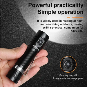<span class=keywords><strong>Linterna</strong></span> EDC Recargable de Alta Calidad <span class=keywords><strong>Sofirn</strong></span> SC18, <span class=keywords><strong>Linterna</strong></span> de Aluminio de Emergencia con Clasificación IP68 - Product Image 6