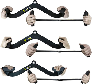 VIGFIT LATプルダウンバーケーブルマシン用LATプルダウンアタッチメントTバー<span class=keywords><strong>V</strong></span>バーケーブルアタッチメントバックストレングストレーニングハンドル - Product Image 4