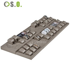 แท่นวางนาฬิกาหนัง PU คุณภาพสูงแบบกำหนดเองได้ พร้อมที่จัดระเบียบนาฬิกา - Product Image 5