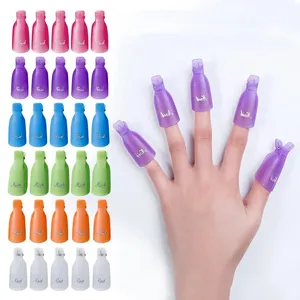 Clip de pose pour ongles en acrylique coloré pour manucure artistique, outil de nettoyage des ongles, gel UV, vernis à ongles, outil de pose par immersion pour doigts - Product Image 1