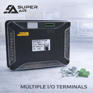 Contrôleur de compresseur d'air <span class=keywords><strong>MAM</strong></span> 6080 Super Air, panneau de commande HMI 7 pouces, écran LCD non tactile, système de contrôle de compresseur industriel - Product Image 2