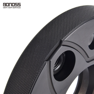 Adaptateurs et entretoise de roue personnalisés OEM & ODM noir CB67.1 5 cosses en aluminium forgé 6061 T6 pour Maserati <span class=keywords><strong>GranCabrio</strong></span>/<span class=keywords><strong>MC</strong></span>/Sport 2010-2019 - Product Image 5
