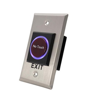 No Touch Door Release <strong>Exit</strong> <strong>Button</strong> NO/NC/COM Sensor Switch LED Indicator for <strong>Access</strong> <strong>Control</strong> 115mmx70mm Panel 12V 3A - Product Image 2