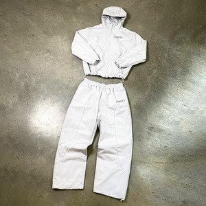 Fabricante de Conjuntos Deportivos Personalizados, Conjunto Deportivo de 2 Piezas, Chaqueta de Nylon Reflectante 3M, Trajes Deportivos para Hombre - Product Image 1