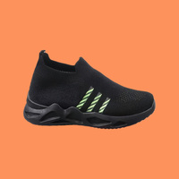 Chaussures décontractées sportives à enfiler en maille respirante avec design color-block, idéales pour le printemps et l'automne, semelle souple – Vente en gros