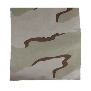 1000D nylon three color desert WR PU coated bag materials tactical camouflage cordura fabric