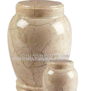 Urnas de Mármol Beige Croxx Verona para Adultos/Bebés, Estilo Chino/Americano/Japonés, Precio Económico con Descuento - Product Image 1