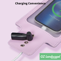 Pochette de Téléphone Portable de Luxe Personnalisable Verrouillable Anti-Caméra en Cuir PU Universel avec Écran Tactile pour Interdire la Photographie