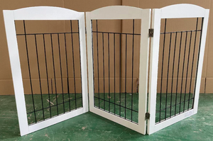 犬のプレイペン屋外4/6/8パネル犬のペン屋内犬のフェンス運動ペンペット用ドア付き - Product Image 5
