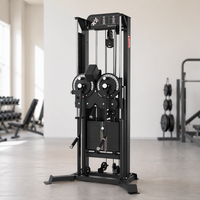 DINUO Machine multi-exercices sur pied, Appareil commercial de levée latérale, Machine à écartement des pectoraux et des épaules à double pile de poids