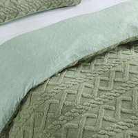 FY chine usine King Size ensemble de literie Jacquard Sherpa ensemble de housse de couette pour salon