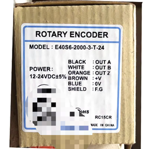 Codificadores Rotatorios E40S6-2000-<span class=keywords><strong>3</strong></span>-Twbr-24 Tipo Incremental Programación PLC Automatización Industrial Comunicación EtherCAT Dedicada para PLC - Product Image 1