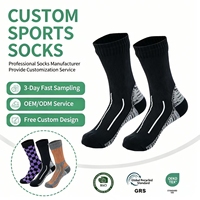 Chaussettes de sport unisexes imperméables pour adultes et jeunes, idéales pour la randonnée et les activités de plein air, avec logo personnalisé – Vente en gros