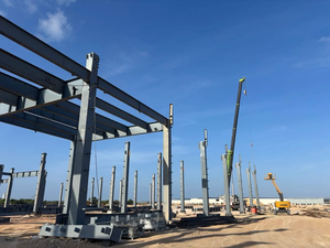 Chống bụi chống động đất phòng sạch nhà xưởng Kết Cấu Thép cho siêu thị điện tử trung tâm trường học - Product Image 2