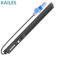Unité de distribution d'alimentation (PDU) intelligente surveillée KAILES (KLS) 18 prises 200-240 VCA Prises universelles brésiliennes Industrielles 32A CA