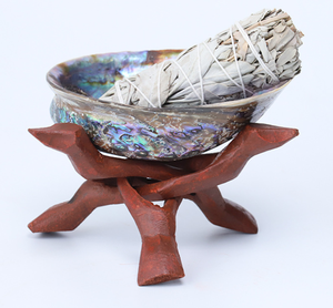 Support de trépied en bois palo, pour bols à coquille brûlant <span class=keywords><strong>sauvage</strong></span> de californie, faisceaux de <span class=keywords><strong>sauge</strong></span> blanc, pas cher - Product Image 2