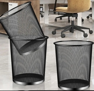 Phổ Biến Văn Phòng Thùng Rác Có Thể Với Giấy Bin Đối Với Trang Chủ Hộ Gia Đình Đồ Nội Thất 2025 Xu Hướng Kim Loại Thủ Công Mỹ Nghệ Sắt Dây Lưới Chất Thải Giỏ - Product Image 2