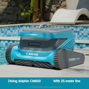 Reemplace el <span class=keywords><strong>robot</strong></span> de limpieza de natación delfín con cable capacidad de limpieza de alta calidad para limpiar el piso y la pared de la piscina máquina de succión - Product Image 2