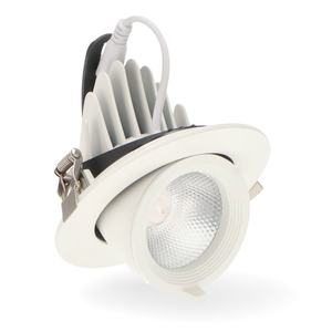 Downlight LED orientable de 15W 3000K, ideal para iluminación enfocada en espacios interiores y comerciales. - Product Image 1