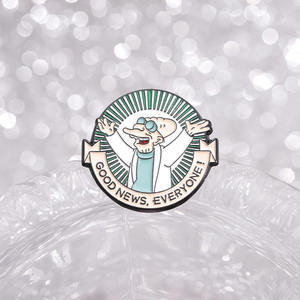 Insigne en métal <span class=keywords><strong>de</strong></span> la série Creative Experiment Success Cartoon Doctor Broche en métal Épingles en émail - Product Image 3