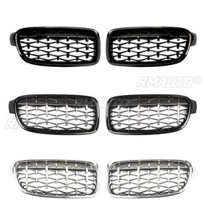 Grille de pare-chocs avant RMAUTO, grille de course, grille en forme de diamant, style M pour BMW Série 3 F30 F31 320I 325I 328I 330I 2012-2018 - Product Image 4
