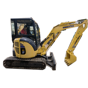 Excavadora de cadenas Komatsu PC35MR de segunda mano, miniexcavadora Komatsu PC35MR en venta - Product Image 1