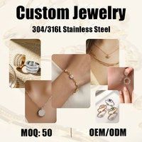 Vente en gros OEM, design personnalisable, fabricant de pendentifs en acier inoxydable 316L, collier personnalisé, logo personnalisé pour bijoux