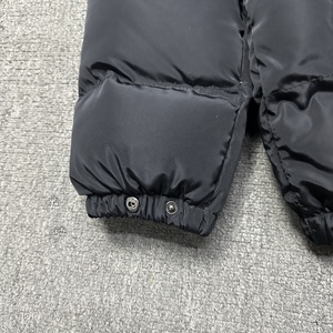 Giacca Piumino Invernale Personalizzata di Alta Qualità, Reversibile, in Nylon Nero, Imbottita in Piuma d'<span class=keywords><strong>Oca</strong></span>, con Cappuccio Rimovibile - Product Image 6