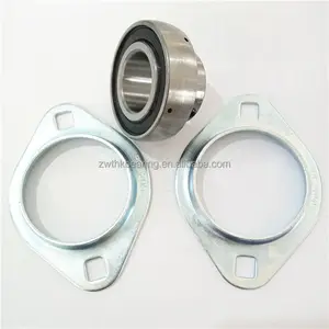 PFL 203 Stamped Steel 2-Bolt Flange Bearing Housing FT-40 Exterior spherical bearing housing PFL203 bearing