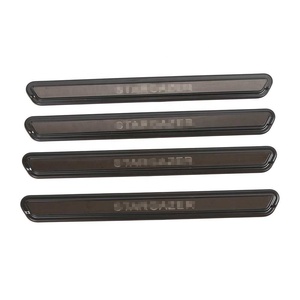WZXD ชุดแต่งขอบประตูรถยนต์สีดำไทเทเนียม แผ่นกันรอยขอบประตู อุปกรณ์ตกแต่งภายนอกสำหรับ Stargazer 2023 - Product Image 2