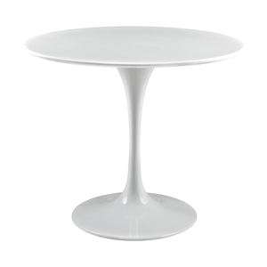 قاعدة طاولة توليب سارين من النحاس المطلي بالمسحوق الأبيض للديكور الحديث في المنزل والمكتب - Product Image 1