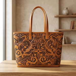 Bolso de Mano Personalizable de Cuero Genuino para Mujer, con Cierre de Cremallera, Doble Correa, Ideal para Viajes, para el Día de San Valentín - Product Image 2