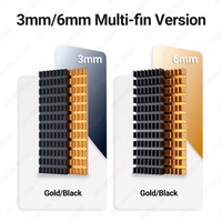 Refroidisseur de dissipateur thermique JEYI OEM M.2 SSD avec coussin thermique en aluminium pour PS5 PC portable 2280 NVMe 1 an de garantie commandes en gros