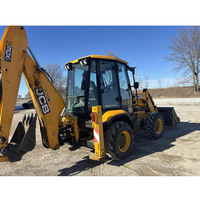 Chargeuse-pelleteuse JCB 3CX 4x4 d'occasion, chargeuse frontale 4 en 1, 7 tonnes, moteur 85 CV avec moteur et boîte de vitesses