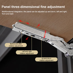 Système <span class=keywords><strong>de</strong></span> levage vertical vers le bas Support <span class=keywords><strong>de</strong></span> meuble à fermeture en douceur raccord à rabat d'armoire soulever cuisine ressort hydraulique couvercle séjour - Product Image 5