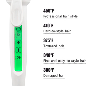 Rizador <span class=keywords><strong>de</strong></span> Pelo CHAOBA <span class=keywords><strong>de</strong></span> Doble Voltaje: 110V-240V, Rizador <span class=keywords><strong>de</strong></span> Pelo con Barril <span class=keywords><strong>de</strong></span> Cerámica <span class=keywords><strong>de</strong></span> 1 1/2 Pulgadas para Cabello hasta la Barbilla - Rizos Suaves con Pinza - Product Image 5