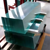 Panneau de verre trempé renforcé pour la sécurité des bâtiments, 5 mm, 6 mm, 8 mm, 10 mm, pour mur-rideau, escalier