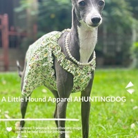 Robe d'été courte à fleurs pour lévrier italien, tissu léger tout en coton, vêtements pour whippet