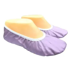Manchettes de ballerine, chemise, pantoufles violettes et jaunes pour usage quotidien, en polyester - Product Image 1