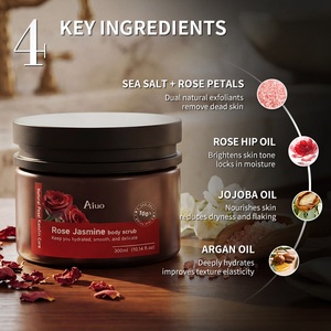 Exfoliante Corporal y para Pies con Sal Marina Natural, Exfoliante para Baño SPA, Sal Blanqueadora, Exfoliante Antiacné, Limpieza Profunda de la Piel - Product Image 2
