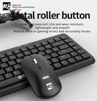 Keyboard Membran Mini Desktop Nirkabel 78-tombol Ultra-tipis dengan Bahasa yang Dapat Disesuaikan
