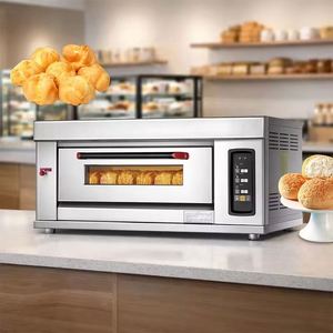 Forno Elettrico da Banco Monostrato per Pizza, Pane e Torte, per Uso Domestico e Commerciale, Attrezzatura da Cucina per Panificazione - Product Image 1