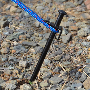 Piquets de sol 20 30 40cm, piquets de tente en métal pour le camping, outils de survie en plein air - Product Image 3