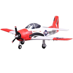 <span class=keywords><strong>Avion</strong></span> de combat RC Fms 800mm <span class=keywords><strong>T</strong></span>-<span class=keywords><strong>28</strong></span> Trojan V2 PNP rouge avec moteur brushless KV1700 et caractéristiques réduites - Product Image 1