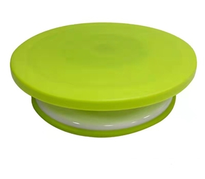 Plastik döner kek standı 11 inç kaymaz dönen kek pikap kek dekorasyon araçları malzemeleri - Product Image 4